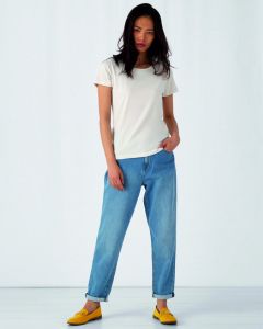 BCO154 - T-shirt col rond à manches courtes en coton couleur