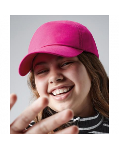 BF10 - Casquette en coton à visière arrondie