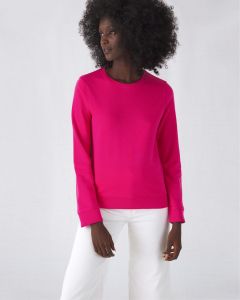 sweat col rond femme coton bio b&c organique