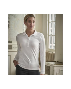 LUXURY - Polo à manches longues en coton