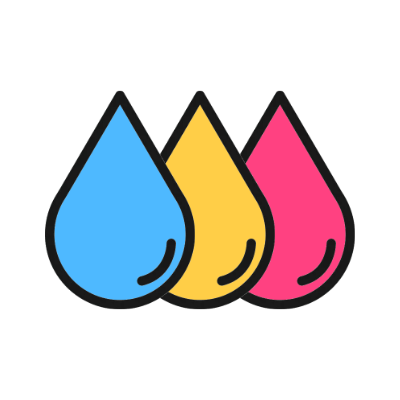 Impression multicolore